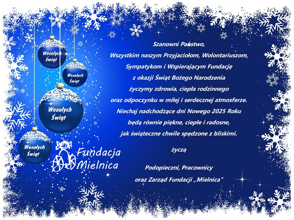 Wesolych Swiat Fundacja Mielnica